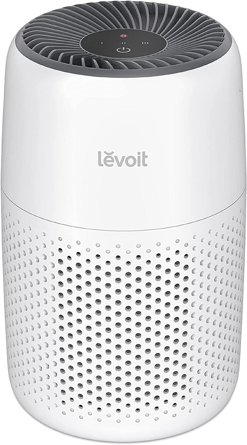 Air Purifiers, 1005 Sq.Ft, White & Air Purifiers for Bedroom Home, HEPA Freshener Filter Small Room Cleaner with Fragrance Sponge, White