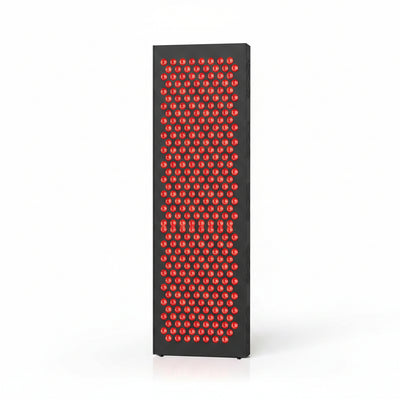 Red Light Therapy Box, 5In1 LED with 630-660-810-830-850, Metal Case, 3 Modes Red Light Panel with Soft Belt, 6 Timing Set - 9 Pulse Modes - 4-Level - Red Light Therapy Panel for Body