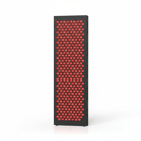 Red Light Therapy Box, 5In1 LED with 630-660-810-830-850, Metal Case, 3 Modes Red Light Panel with Soft Belt, 6 Timing Set - 9 Pulse Modes - 4-Level - Red Light Therapy Panel for Body