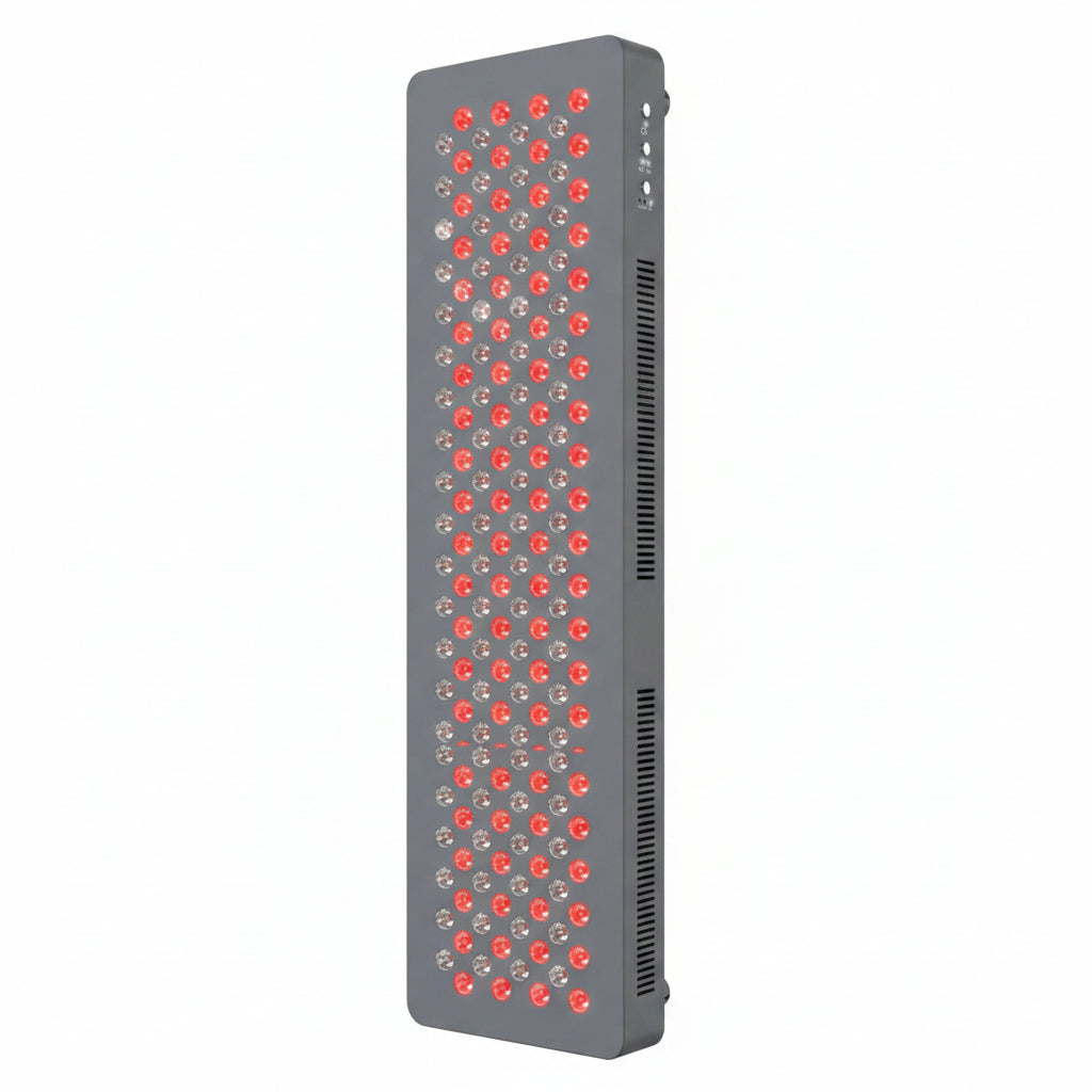 HG1000 Full Body Red Light Therapy Panel, 200 Leds, 660Nm Red & 850Nm Near-Infrared Light, Built-In Timer, Door Hanging Kit